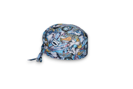 Gorro quirúrgico diseño de Messi
