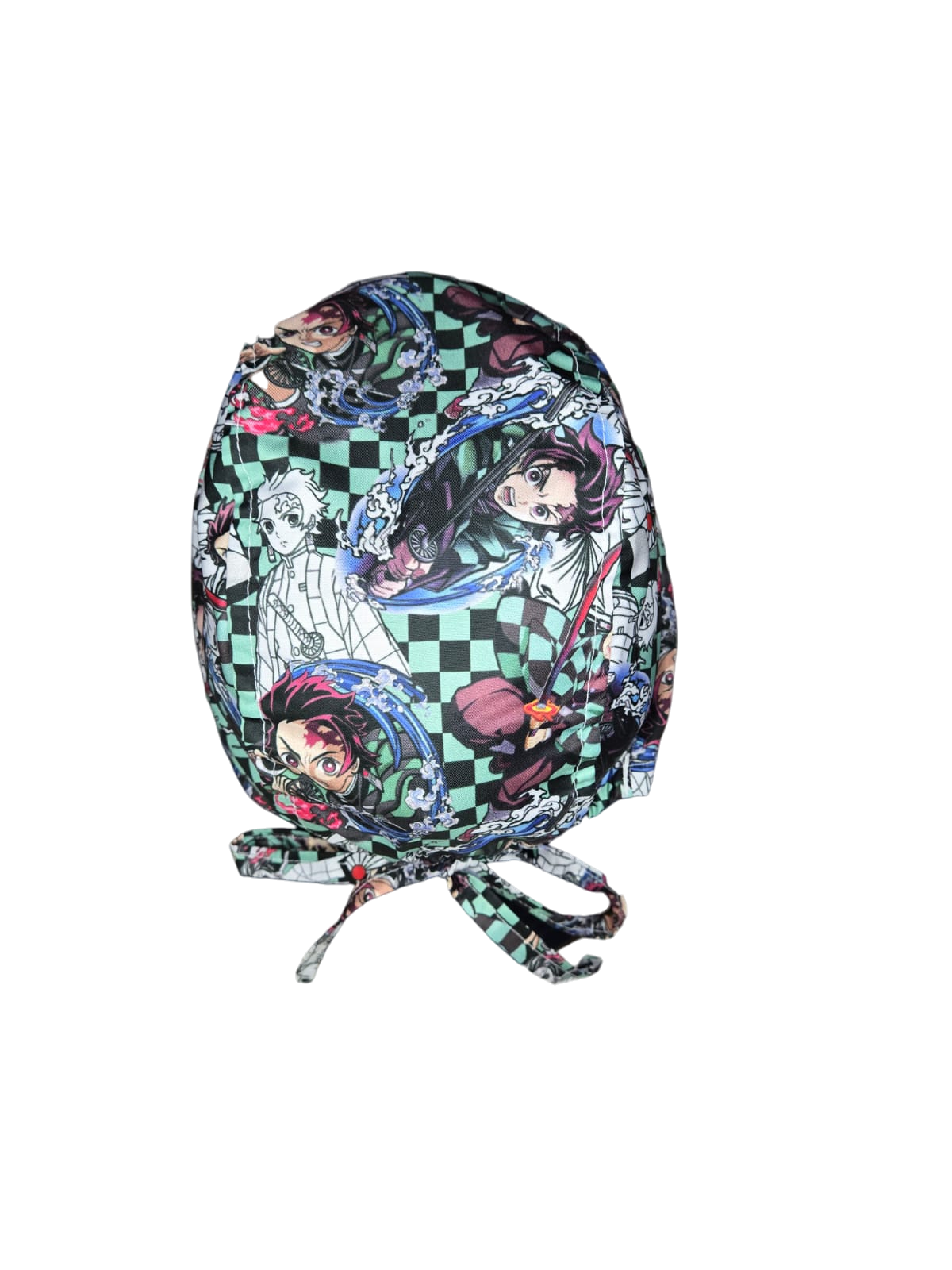 Gorro quirúrgico diseño de Tanjiro Demon Slayer