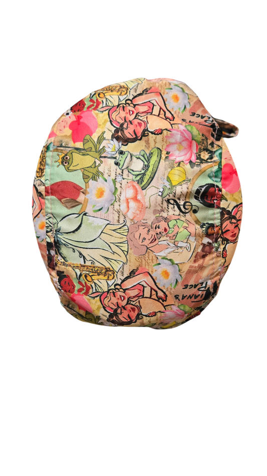 Gorro quirúrgico diseño de Tiana La princesa y el sapo