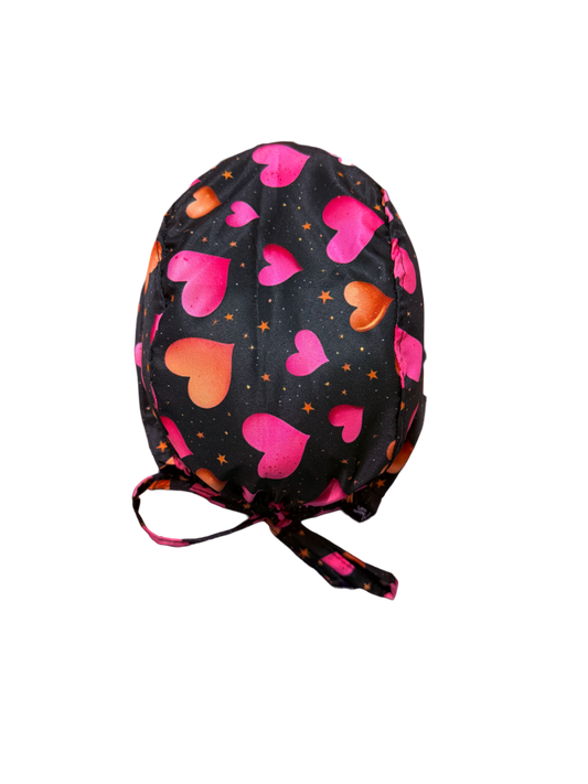 Gorro quirúrgico diseño de Corazones