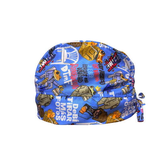 Gorro quirúrgico diseño de Bad Bunny DTMF