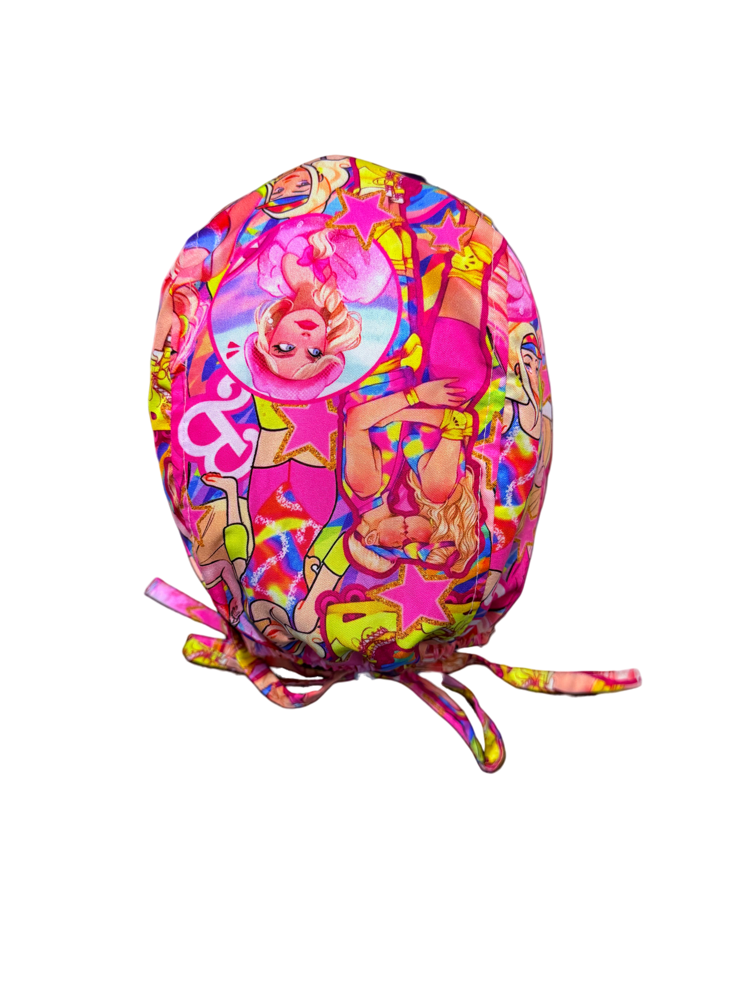 Gorro quirúrgico diseño de Barbie Retro