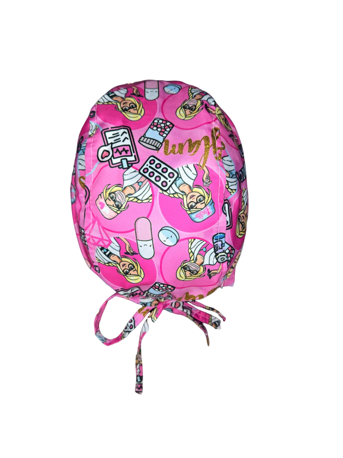 Gorro quirúrgico diseño de Barbie Doctora