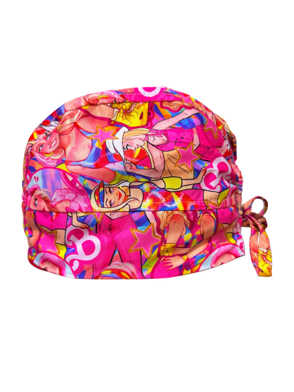 Gorro quirúrgico diseño de Barbie Retro