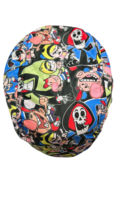 Gorro quirúrgico diseño de Billy y Mandy