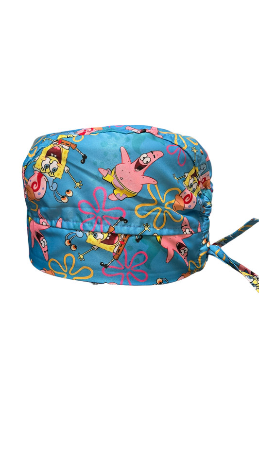 Gorro quirúrgico diseño de Bob Esponja