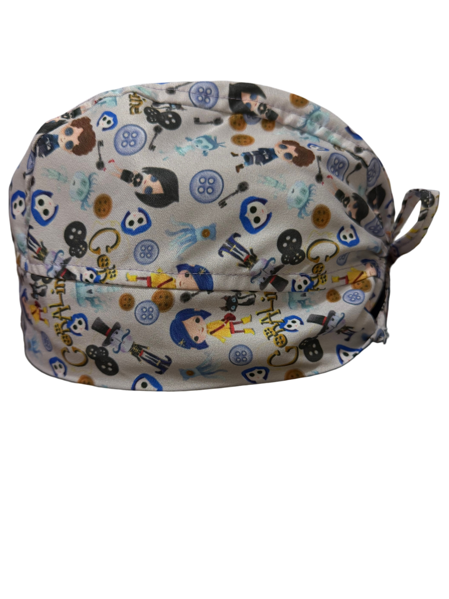 Gorro quirúrgico diseño de Coraline