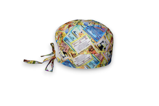 Gorro quirúrgico diseño de Pokémon TCG