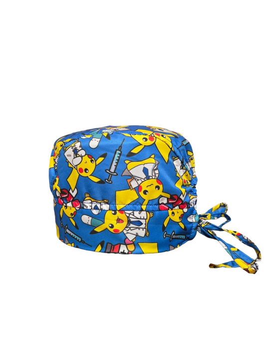 Gorro quirúrgico diseño de Dr Pikachu