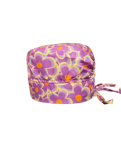 Gorro quirúrgico diseño de Flores rosas