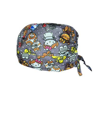 Gorro quirúrgico diseño de Hello Kitty Star Wars