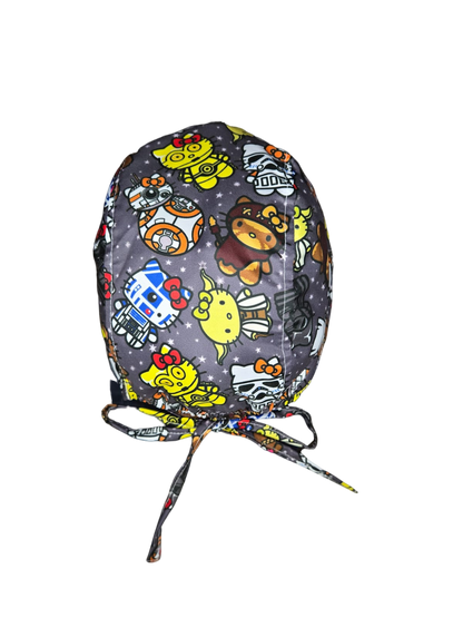 Gorro quirúrgico diseño de Hello Kitty Star Wars