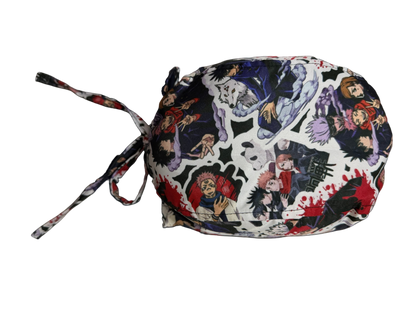 Gorro quirúrgico diseño de Jujutsu Kaisen