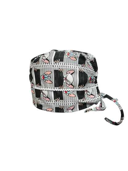 Gorro quirúrgico diseño de Pinky y Cerebro