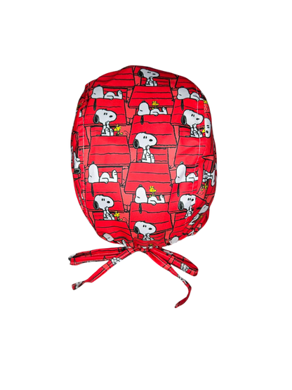Gorro quirúrgico diseño de Snoopy