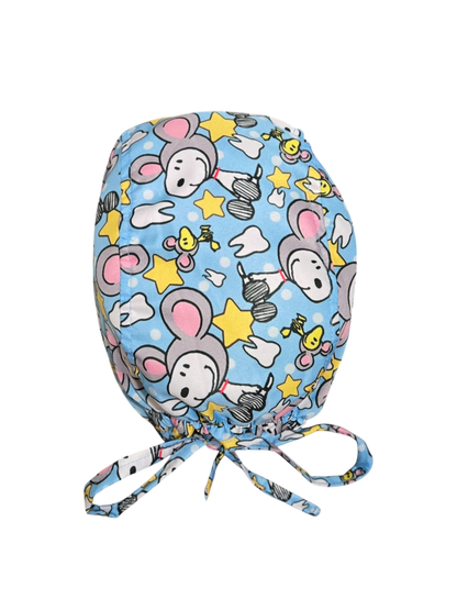 Gorro quirúrgico diseño de Snoopy dientes