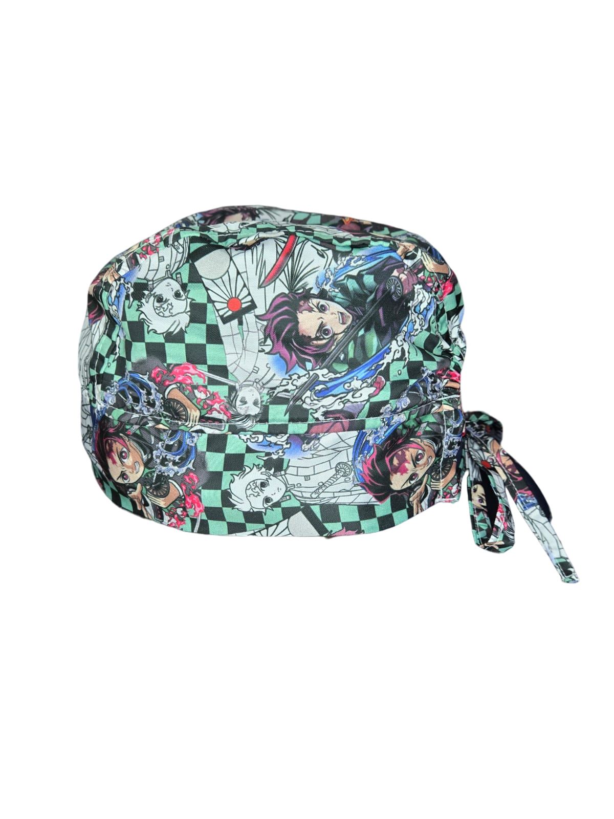 Gorro quirúrgico diseño de Tanjiro Demon Slayer