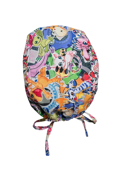 Gorro quirúrgico diseño de Digimon