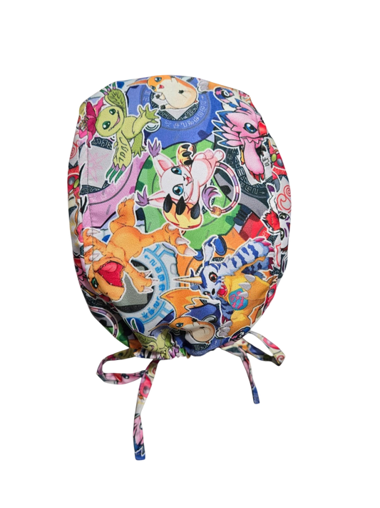 Gorro quirúrgico diseño de Digimon
