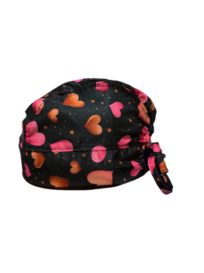Gorro quirúrgico diseño de Corazones