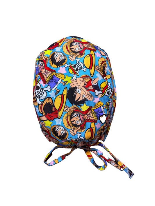 Gorro quirúrgico diseño de Luffy