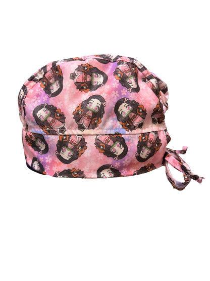 Gorro quirúrgico diseño de Nezuko