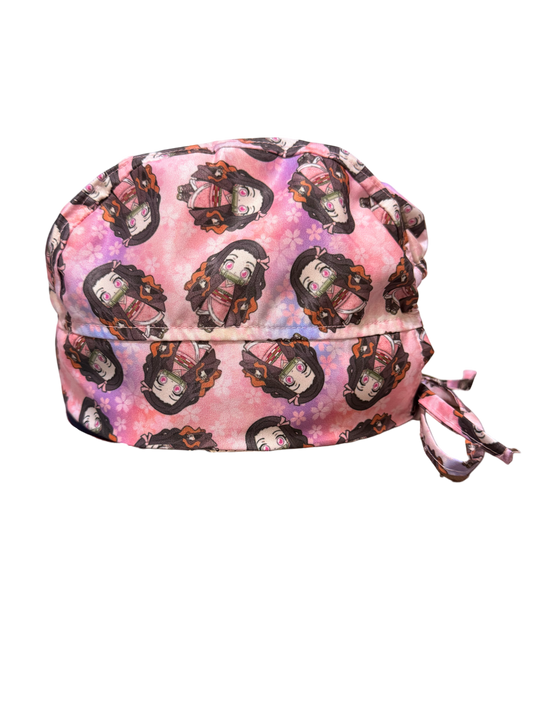 Gorro quirúrgico diseño de Nezuko
