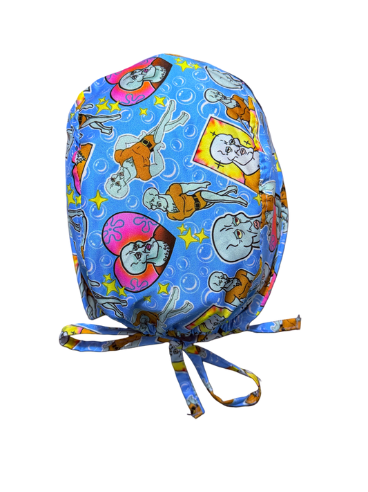 Gorro quirúrgico diseño de Calamardo Guapo